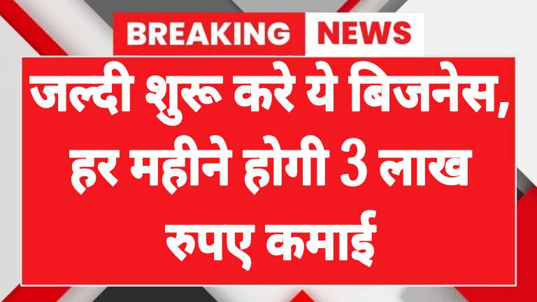 earn 3 lakh rupees per month with this business idea