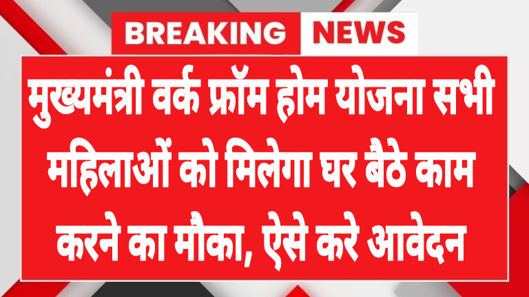 mukhyamantri work from home yojana 2025